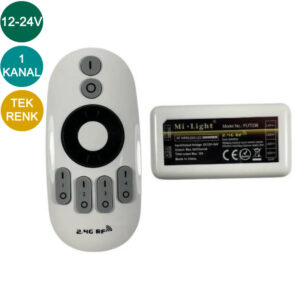 12-24V Tek Kanal RF Dokunmatik Kumandalı Led Dimmer