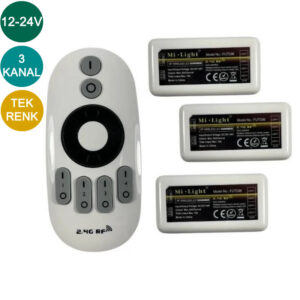 12-24V 3 Kanal RF Dokunmatik Kumandalı Led Dimmer
