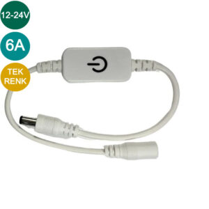 12-24V 6A Mini Dokunmatik Tek Renk Led Dimmer