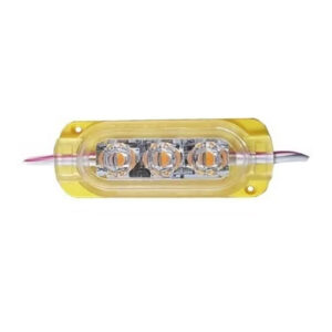 12 Volt 0.6 Watt Sarı Çakar Modül Led (10 Adet)