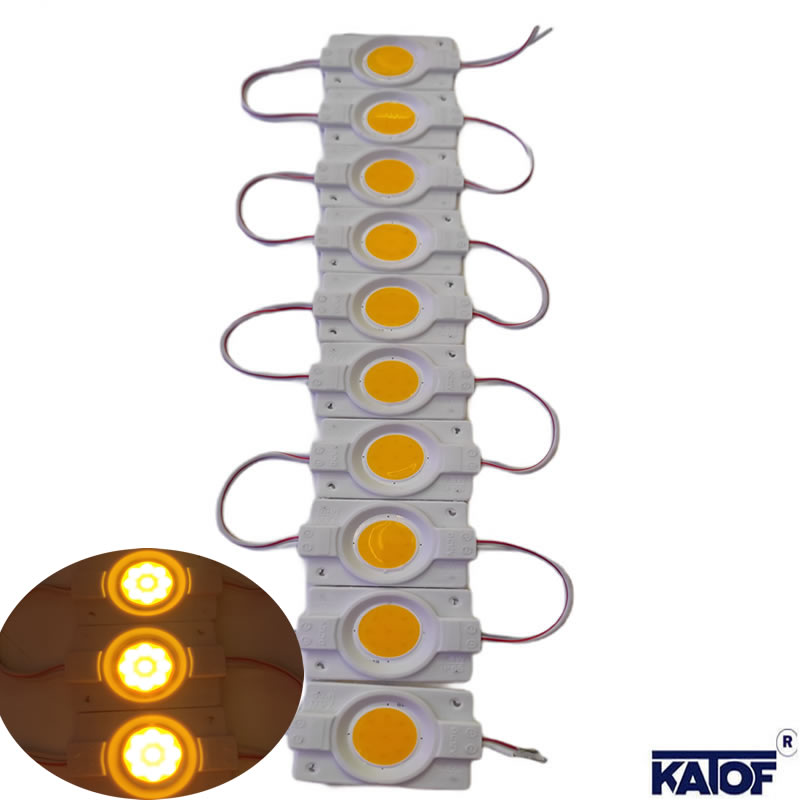 12 Volt 2.4 Watt Gün Işığı Kare Cob Modül Led