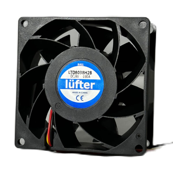 80X80X38mm 24VDC 0,80A Kare Fan