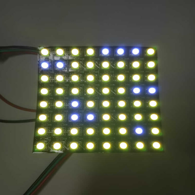 WS2812B RGB Pixel 8X8 Matrix Dijital Esnek Ekran | Elektronikaled ...