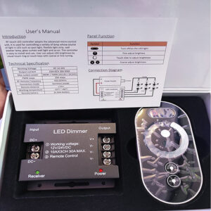 30A 12-24V Tek Renk Led RF Dokunmatik Kumandalı Kontrol