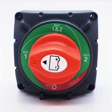 3 kutuplu 350A çift devreli akü devre kesici