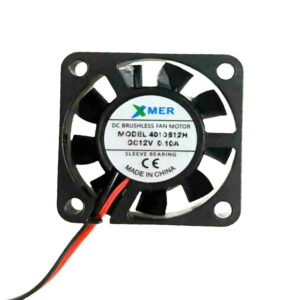 40X40X10mm 12VDC 0,10A 8000rpm Kare Fan