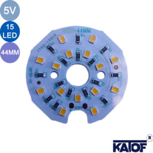 5Volt 3W Gün Işığı 15Ledli 44mm 5730 Pcb Led