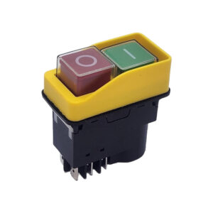 6 Pin Sarı Elektromanyetik Endüstriyel Start-Stop Switch ZCD-02