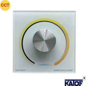 CCT/Tunable White Duvar Tipi Döner Knob LED Dimmer Paneli