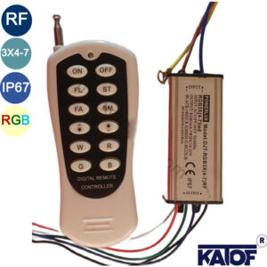 RF Kumandalı 3x4-7Led RGB Power Led Sürücü