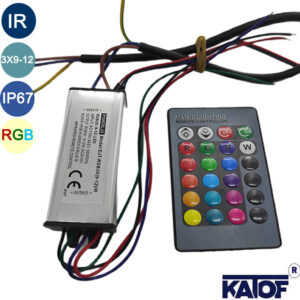 RGB3X(9-12) RGB Power Led Sürücü IR Kumandalı