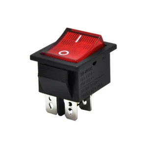 Kırmızı Işıklı 10A Geniş Buton Anahtar – Elektronikaled